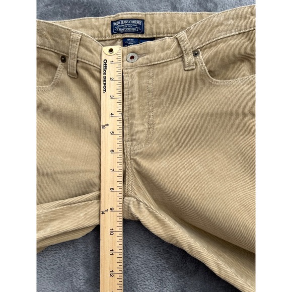 Polo Jeans Co Ralph Lauren Corduroy Pants Womens 8 Tan Bootcut Stretch Zip Y2K - Picture 6 of 10